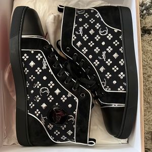 Christian Louboutin Louis Orlando Flat CFL/JACQ men’s shoes never worn size 45
